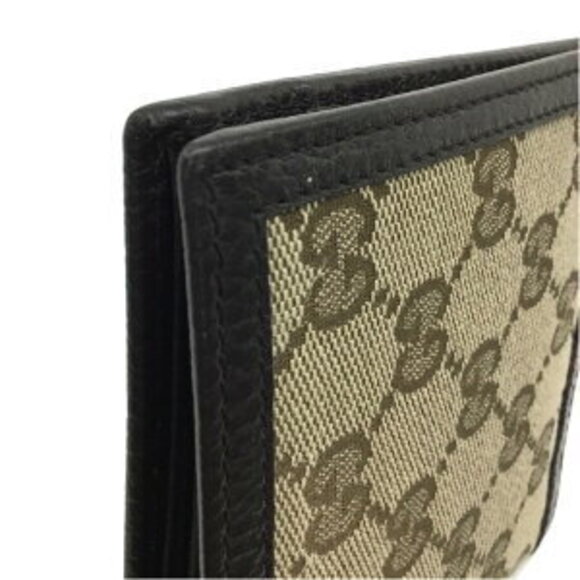 Gucci Bifold Wallet GG Canvas Beige Brown - Picture 7 of 9